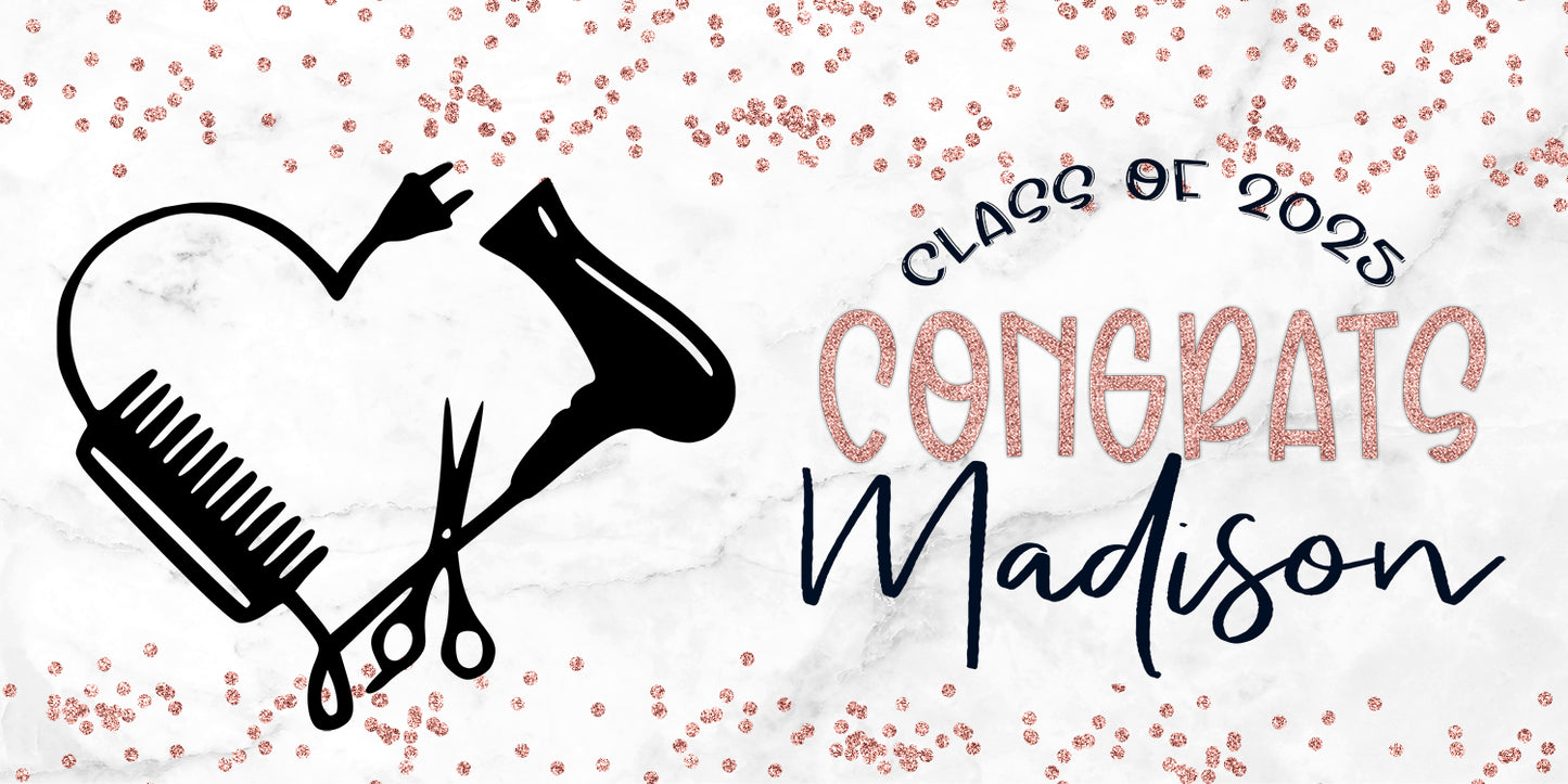 Cosmetology Graduation Banner