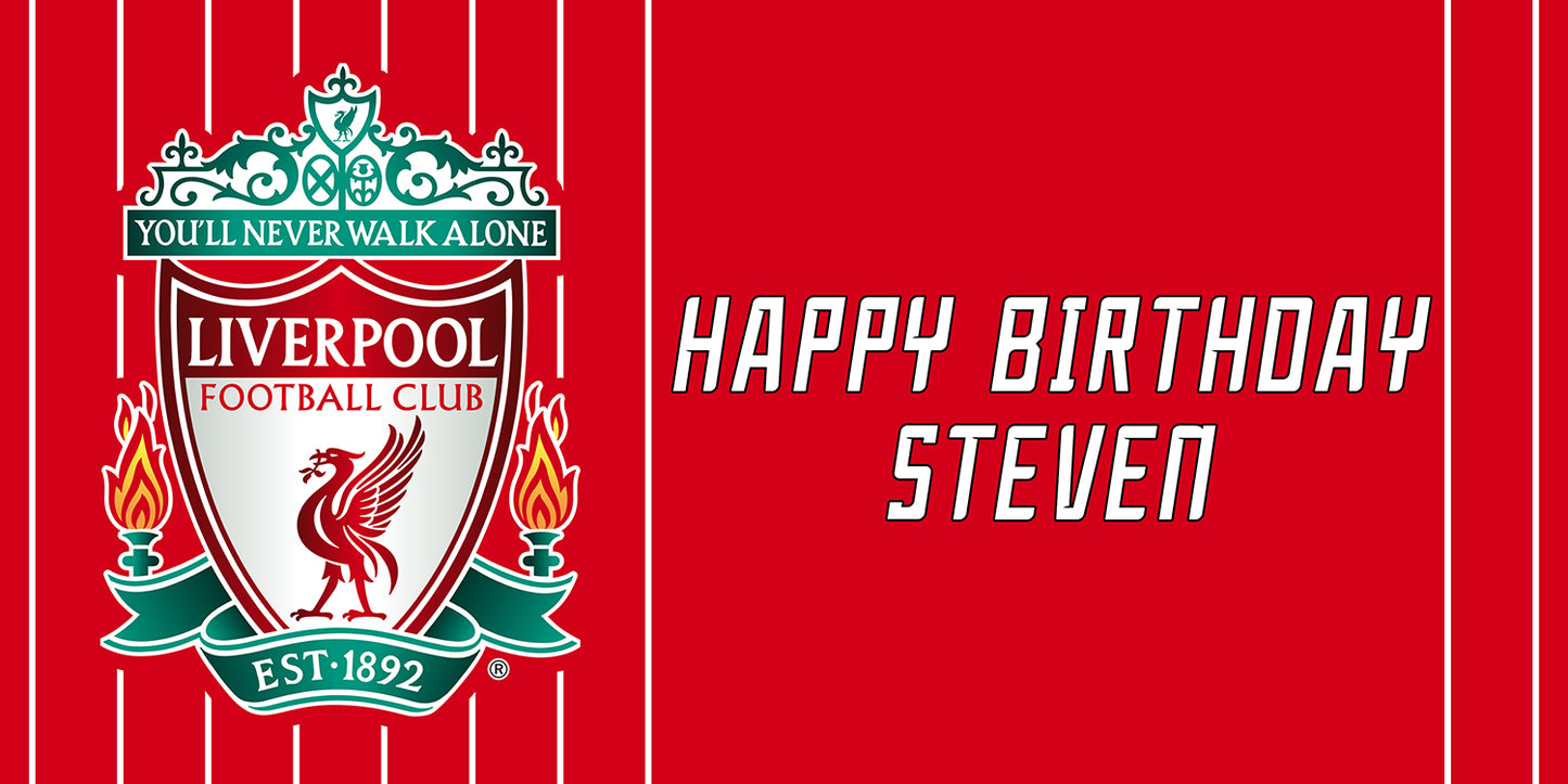 Liverpool Birthday Banner