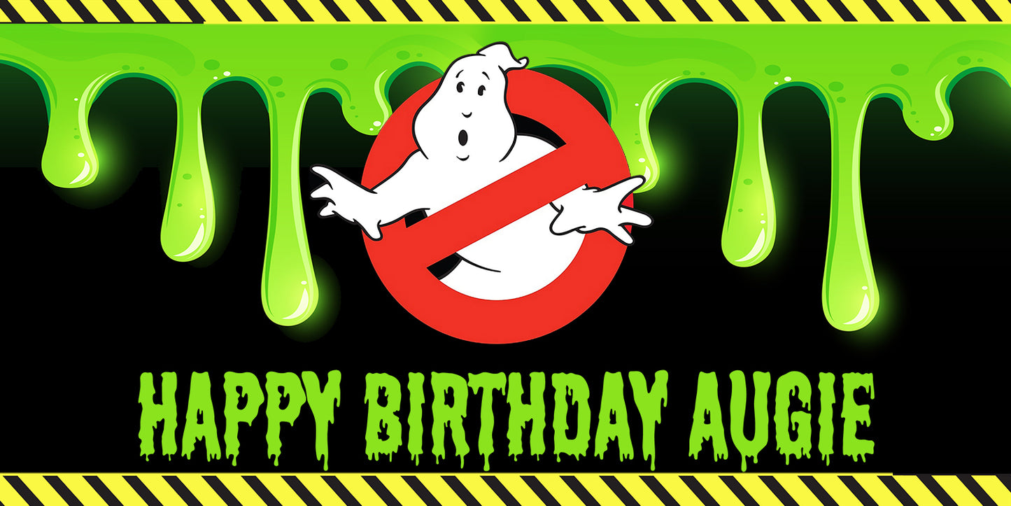 Ghostbusters Birthday Banner