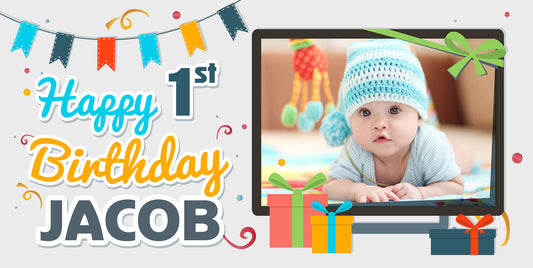 Colorful Presents Photo Banner