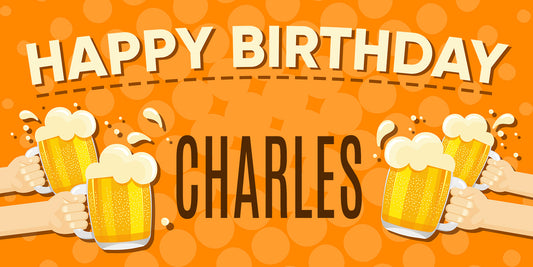 Beer Birthday Banner