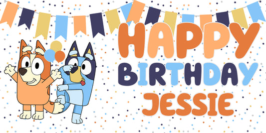 Bluey Birthday Banner