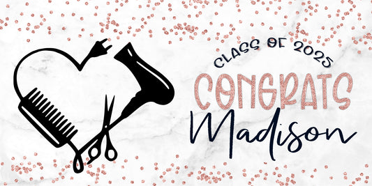 Cosmetology Graduation Banner