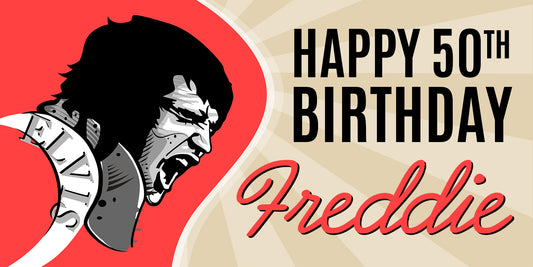 Elvis Birthday Banner