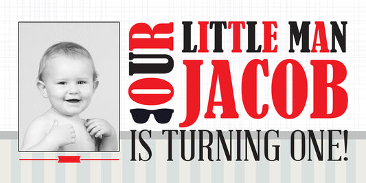 Our Little Man Photo Banner