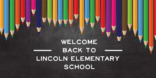 Colored Pencils Back to School Banner