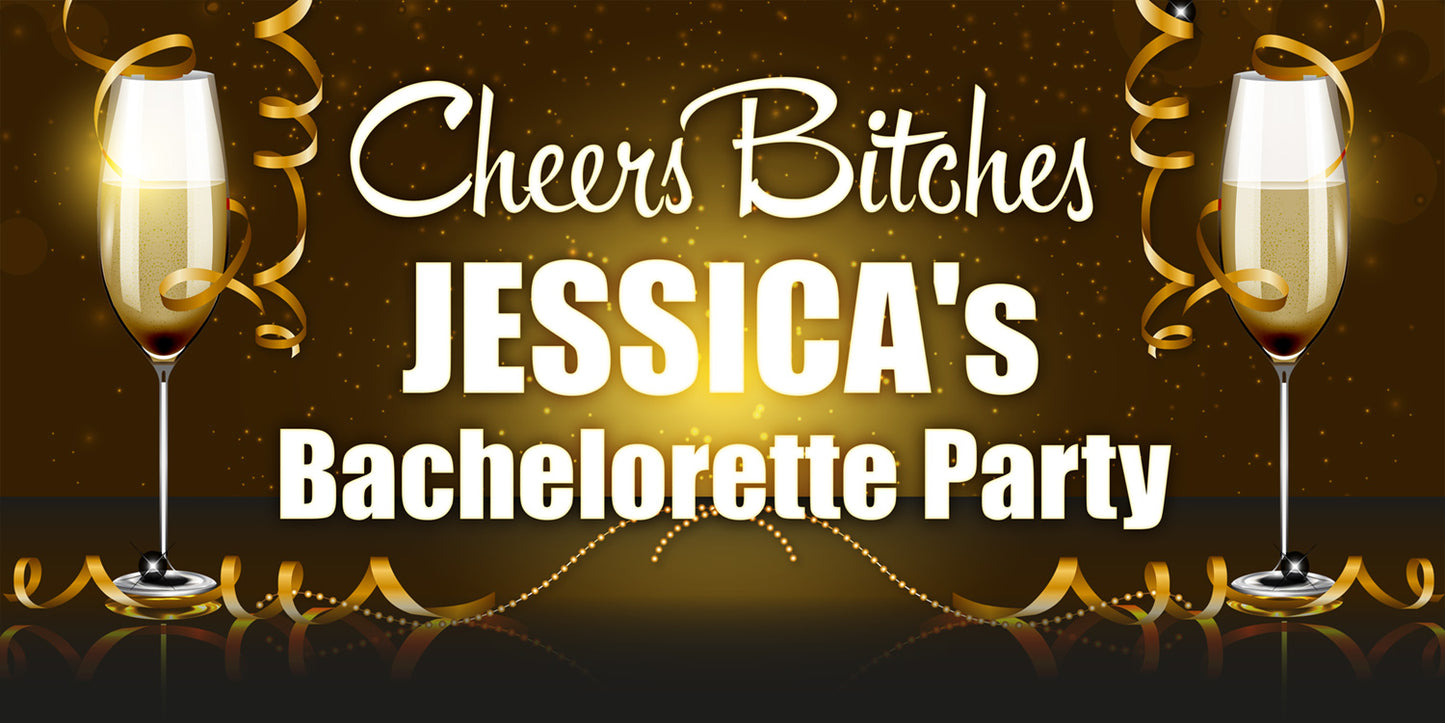 Cheers Bacelorette Party Banner
